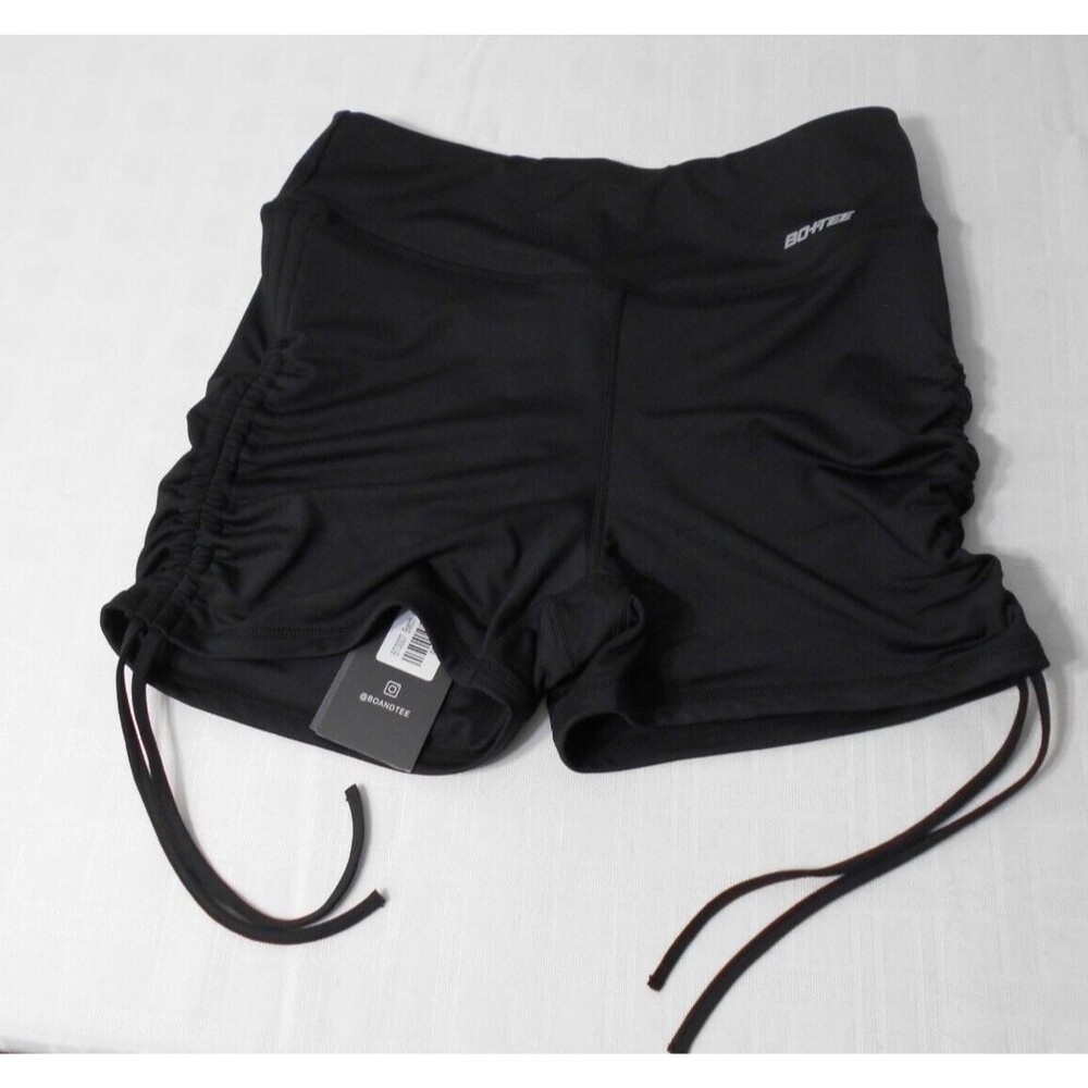 Bo&Tee Women's Black Athletic Shorts